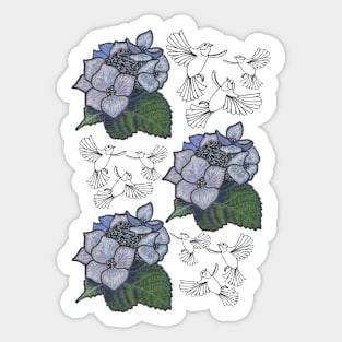 Birds & Blooms Sticker